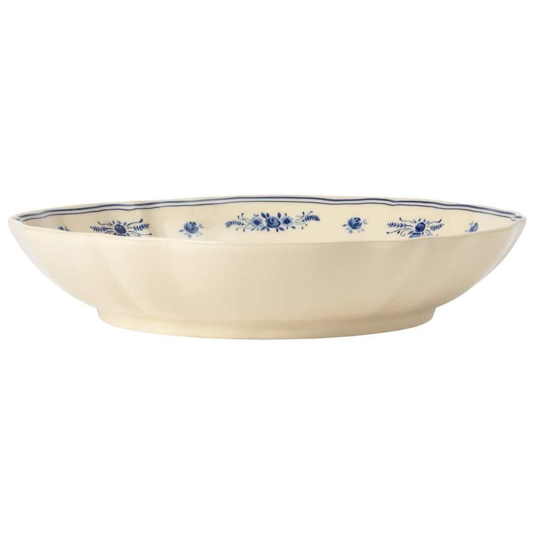 Vila Salad/Fruit Bowl 34 cm Beige-Blue Costa Nova - Costa Nova - 5606739983352
