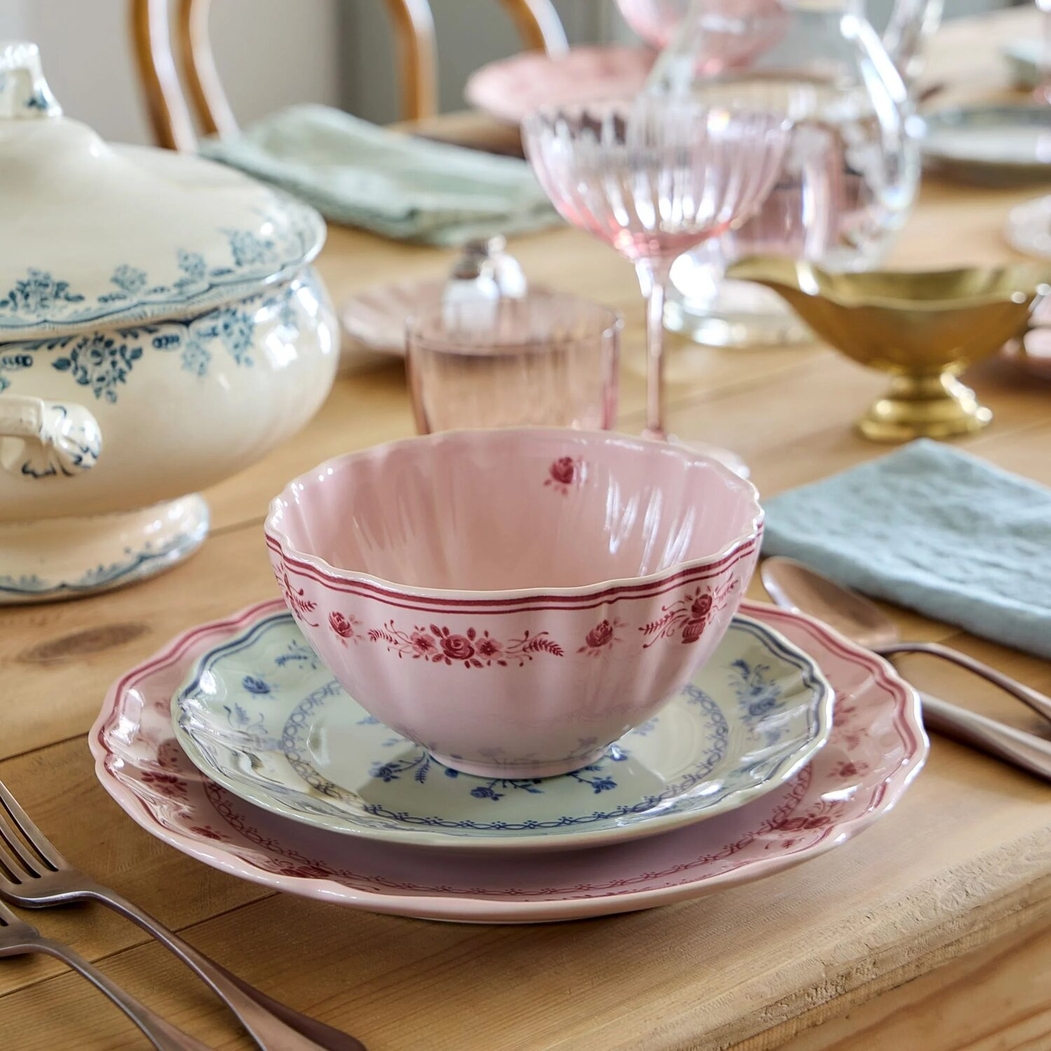 Prato Jantar Vila 27 cm Rosa-Vermelho Costa Nova - Costa Nova - 5606739983260
