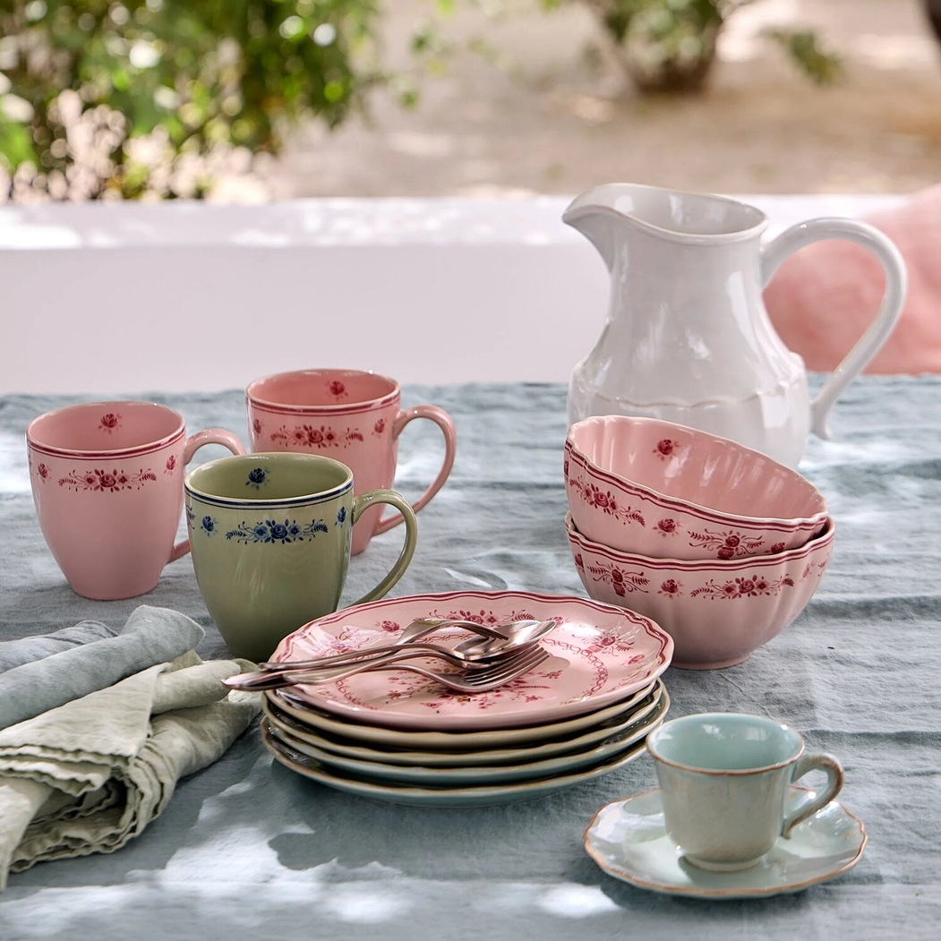 Caneca Vila 410 ml Rosa-Vermelho Costa Nova - Costa Nova - 5606739983307