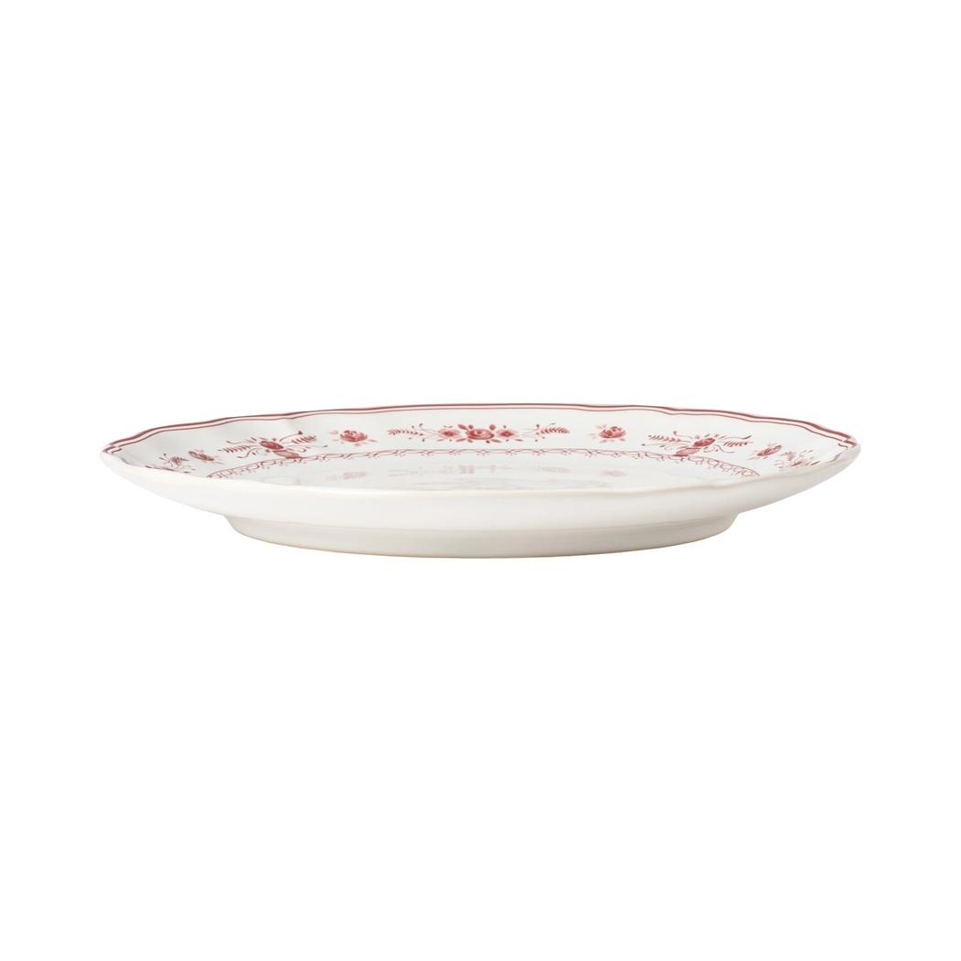 Vila Dinner Plate 27 cm White-Red Costa Nova - Costa Nova - 5606739980313