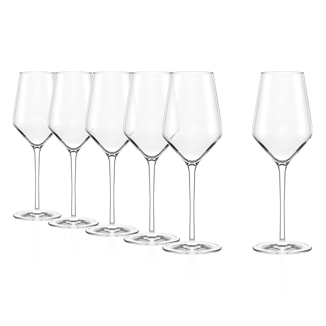 6 Copos Quatrophil vinho branco 405ml