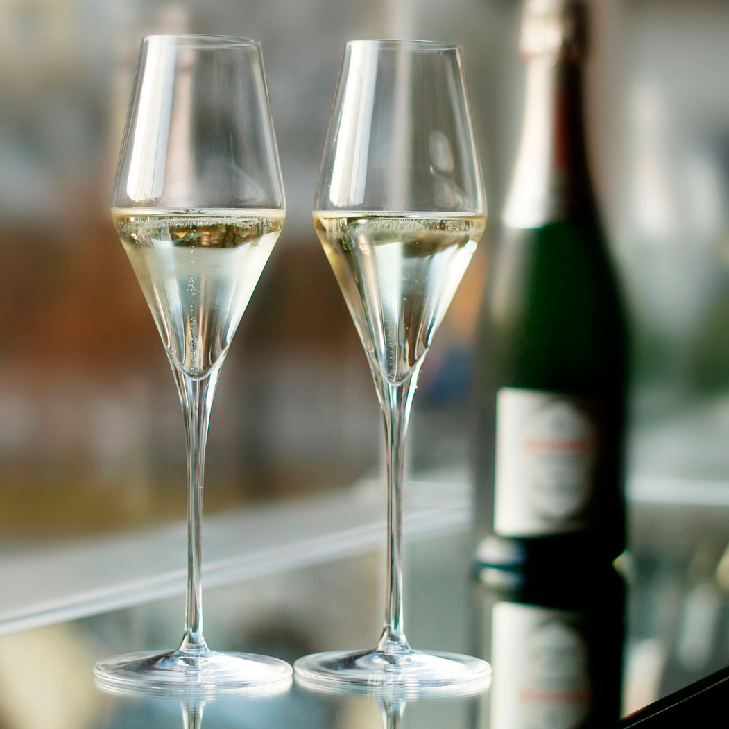 6 Quatrophil champagne flutes 290ml - Stölzle Lausitz - 5602737107011