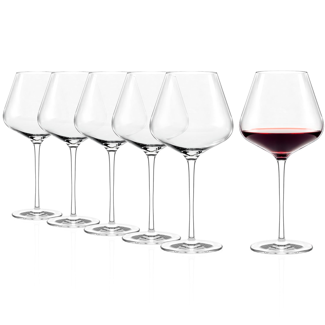 6 Burgundy Glasses Quatrophil 710ml - Stölzle Lausitz - 5602737107028