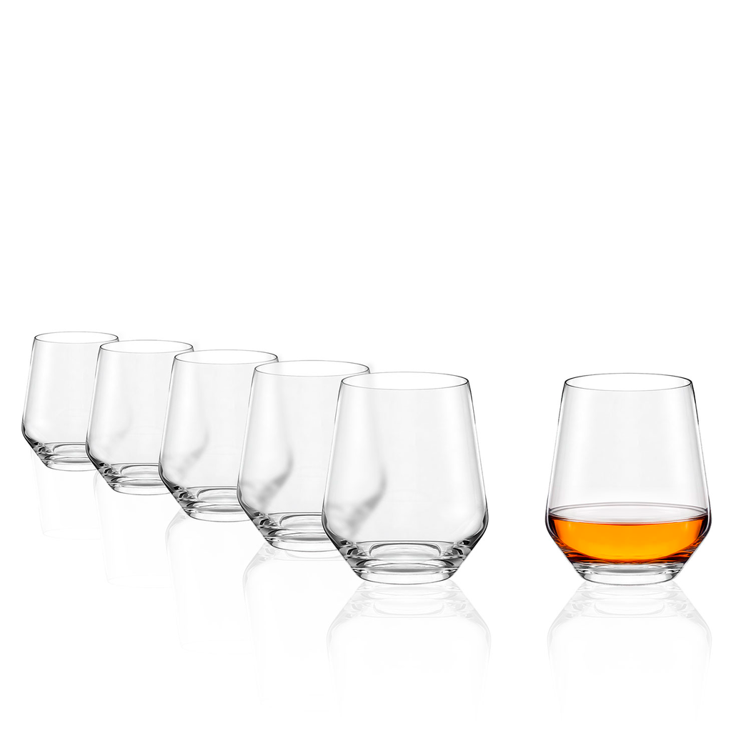 6 Quatrophil whisky glasses 470ml - Stölzle Lausitz - 5602737107066