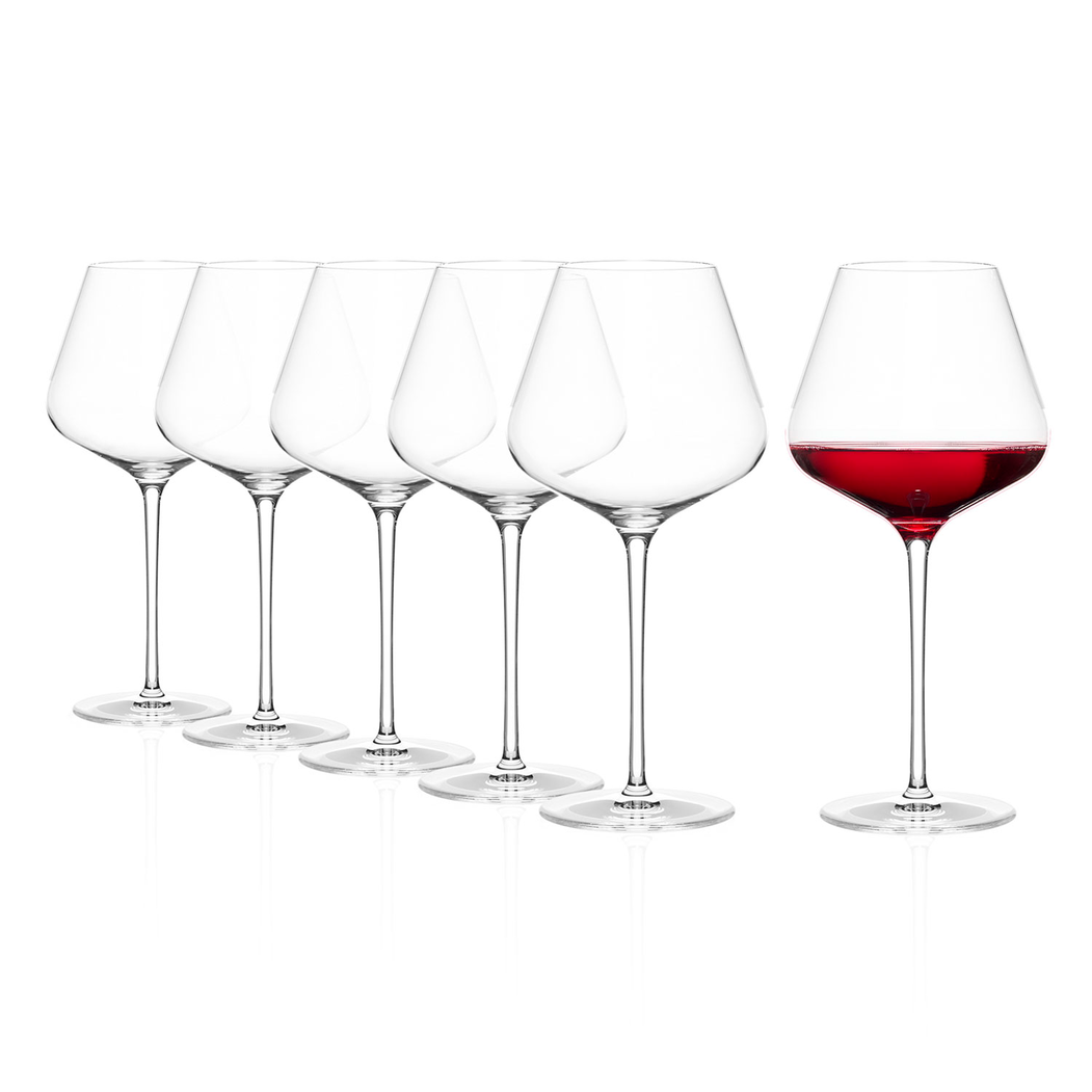 6 Q1 Burgunder Glasses 650ml - Stölzle Lausitz - 5602737107288