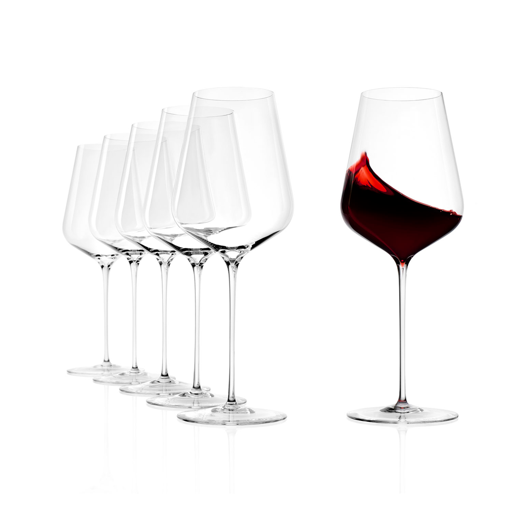 6 Copos Q1 Bordeaux 600ml - Stölzle Lausitz - 5602737107332