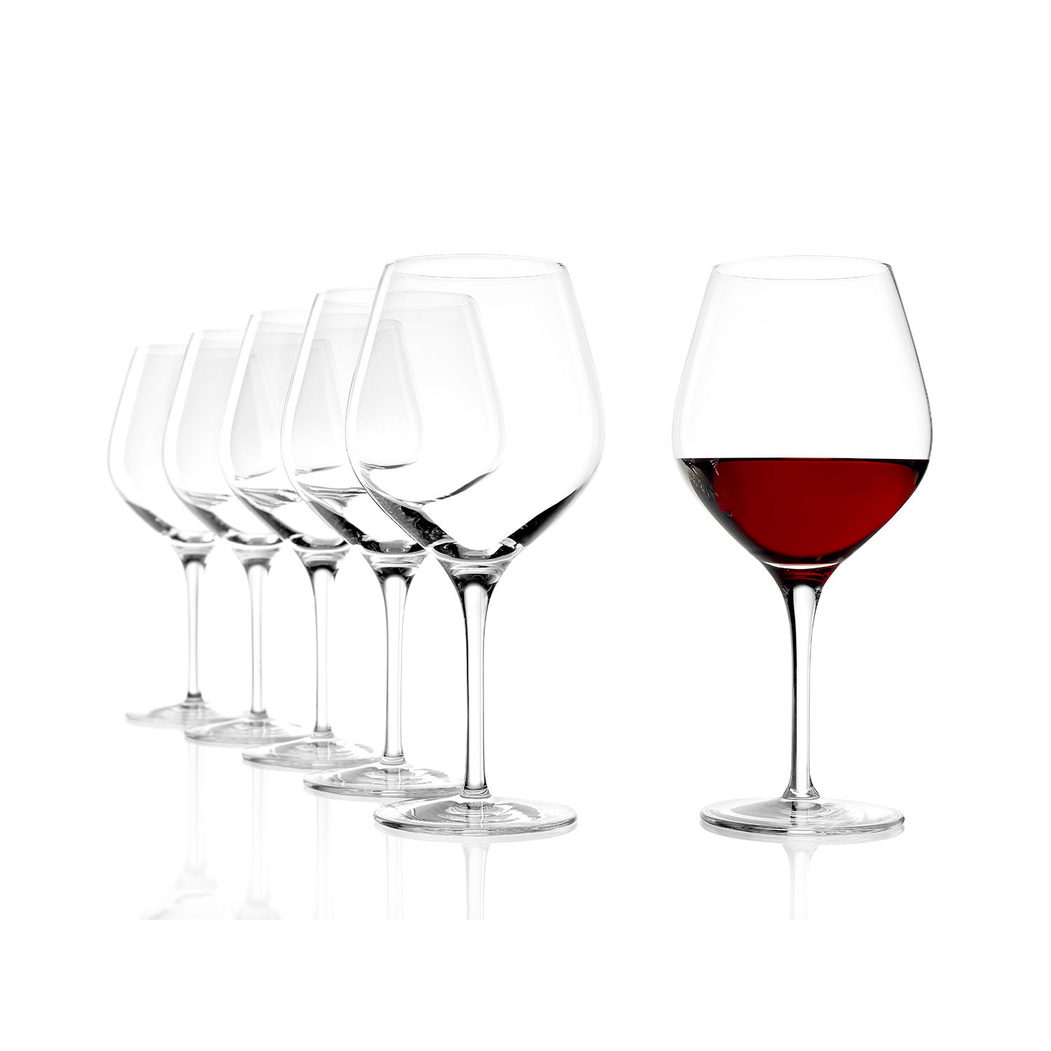 6 Copos de Vinho Burgundy Exquisit 650ml - Stölzle Lausitz - 5602737107523