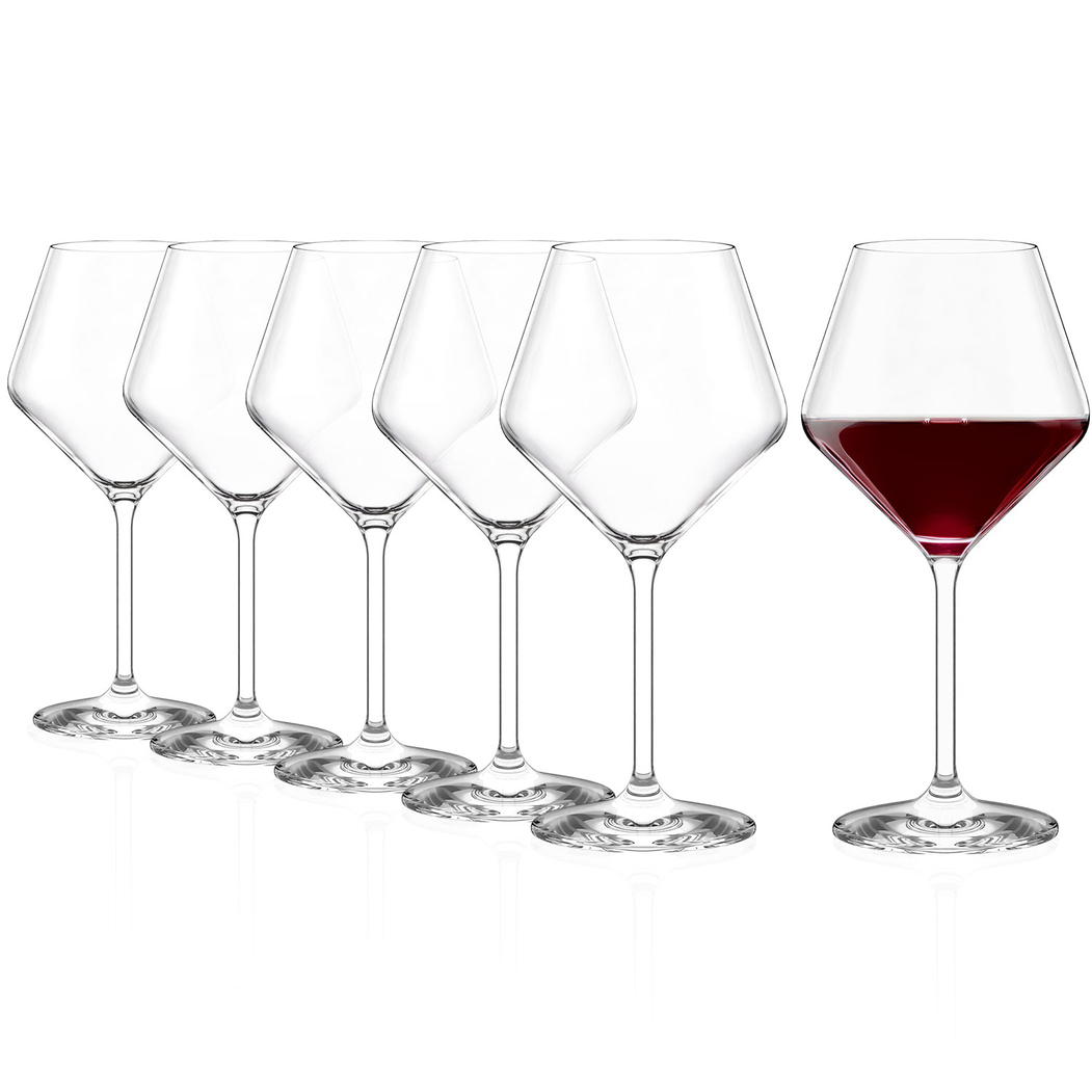 6 Copos Revolution Burgundy 545 ml