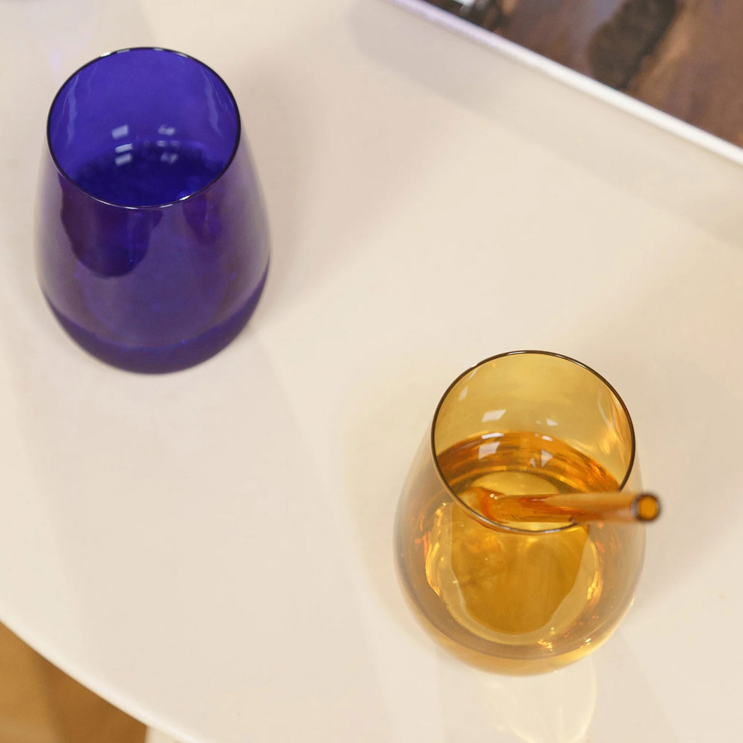 6 amber Elements glasses 465 ml - Stölzle Lausitz - 5602737108612