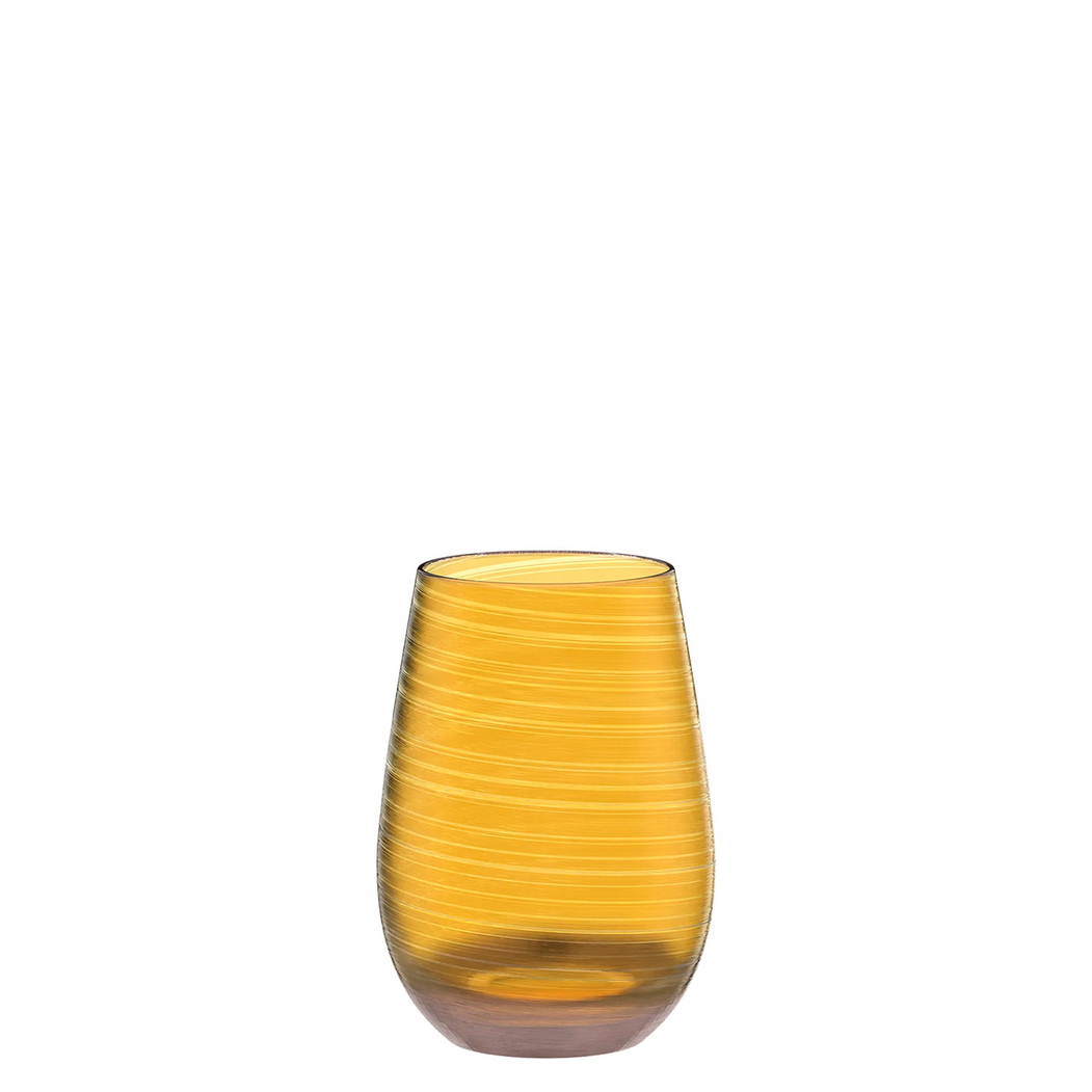 6 Copos Twister âmbar 470 ml - Stölzle Lausitz - 5602737108810