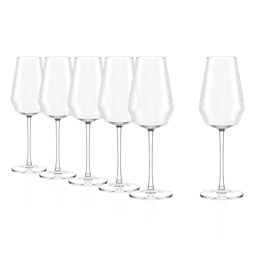 6 Flutes Celestia 350 ml vidro cristalino - Stölzle Lausitz - 5602737112589