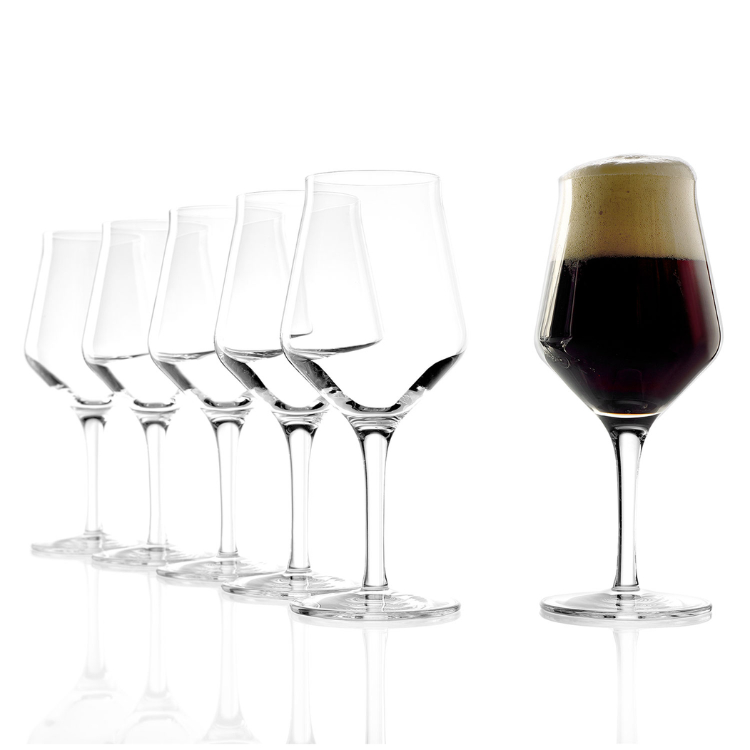 Copo de cerveja de 430 ml em vidro cristalino, ideal para degustação de Flanders Ales e Lambics - St÷lzle Lausitz - 4012632221988