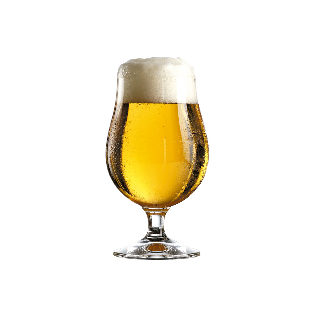 Tulip Beer Glass 500ml Crystal - Perfect for Belgian Blonde & Brune Beers - Stölzle Lausitz - 4012632219428