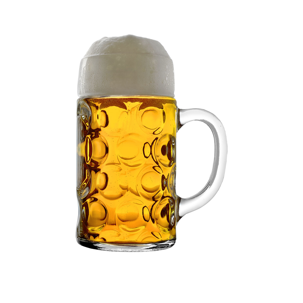 Isar Beer Mug 500ml crystal glass perfect for German lagers & celebrations - Stölzle Lausitz - 4012632092540