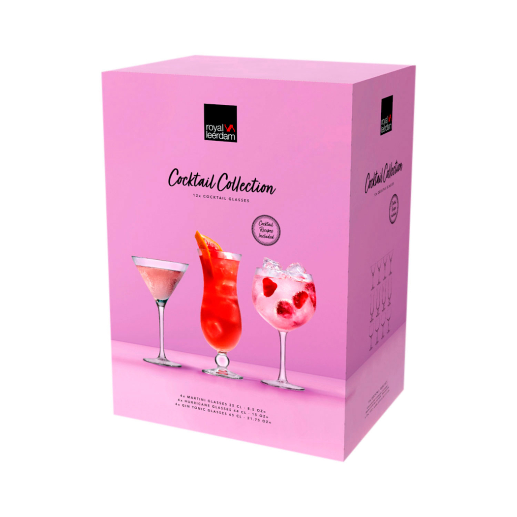 12 Copos Cocktail Collection - Leerdam Crisal Glass - 8710964133943