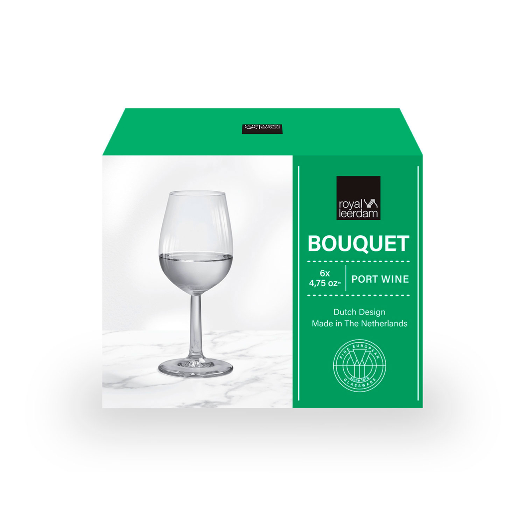 Copo Bouquet Vinho do Porto 140ml - Leerdam Crisal Glass - 8710964536072