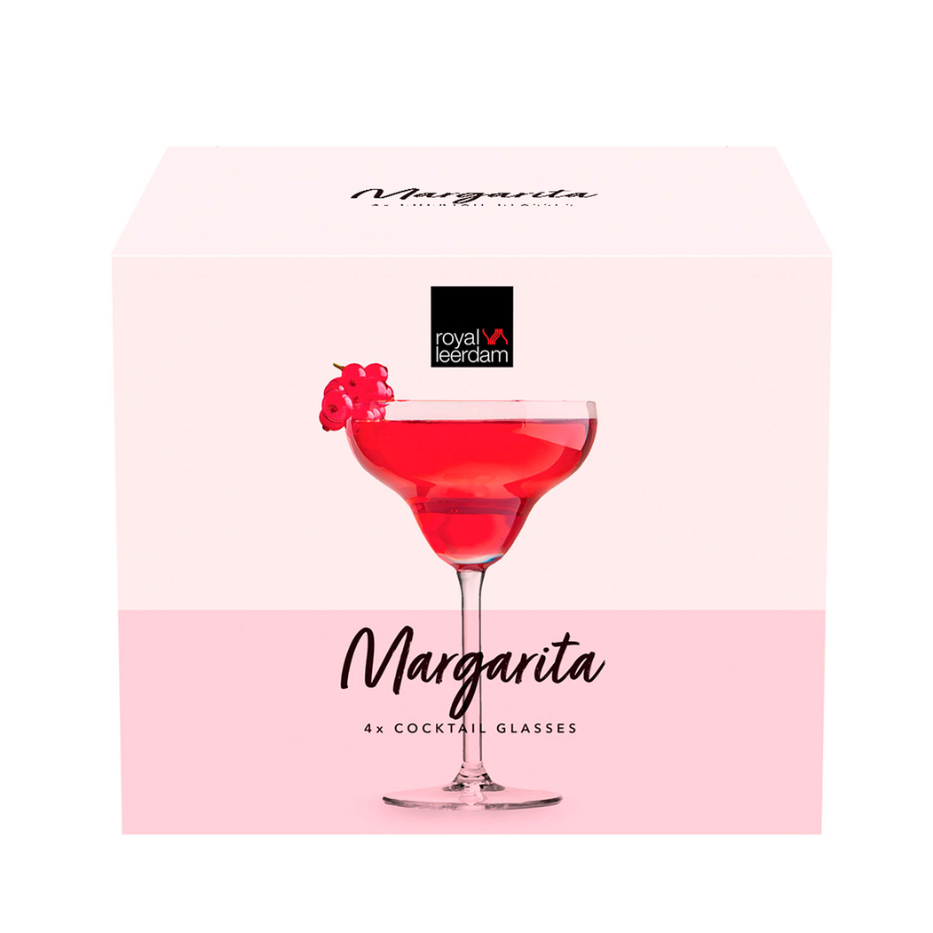 4 Margarita cocktail glasses 300ml - Royal Leerdam - 8710964681642