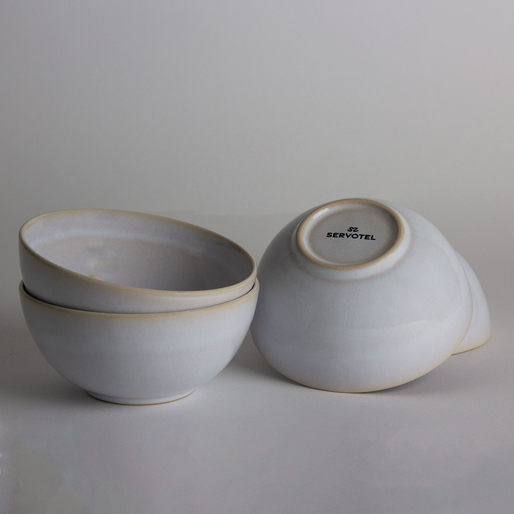 Pure Bowl 16cm, reinforced Stoneware - Servotel - 5602737099552