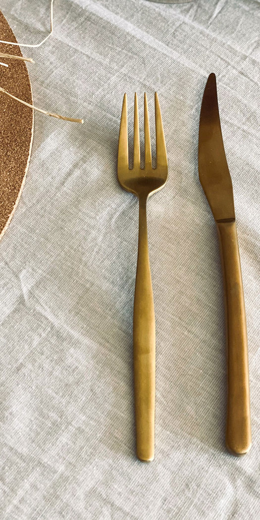 Table fork Bali Titanium - Servotel - 5602737061184
