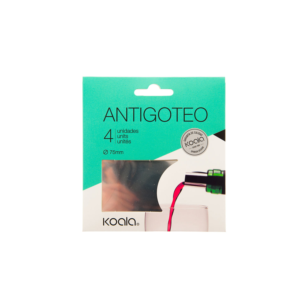 Conjunto 4 folhas Anti-gota - Koala - 8436040966129