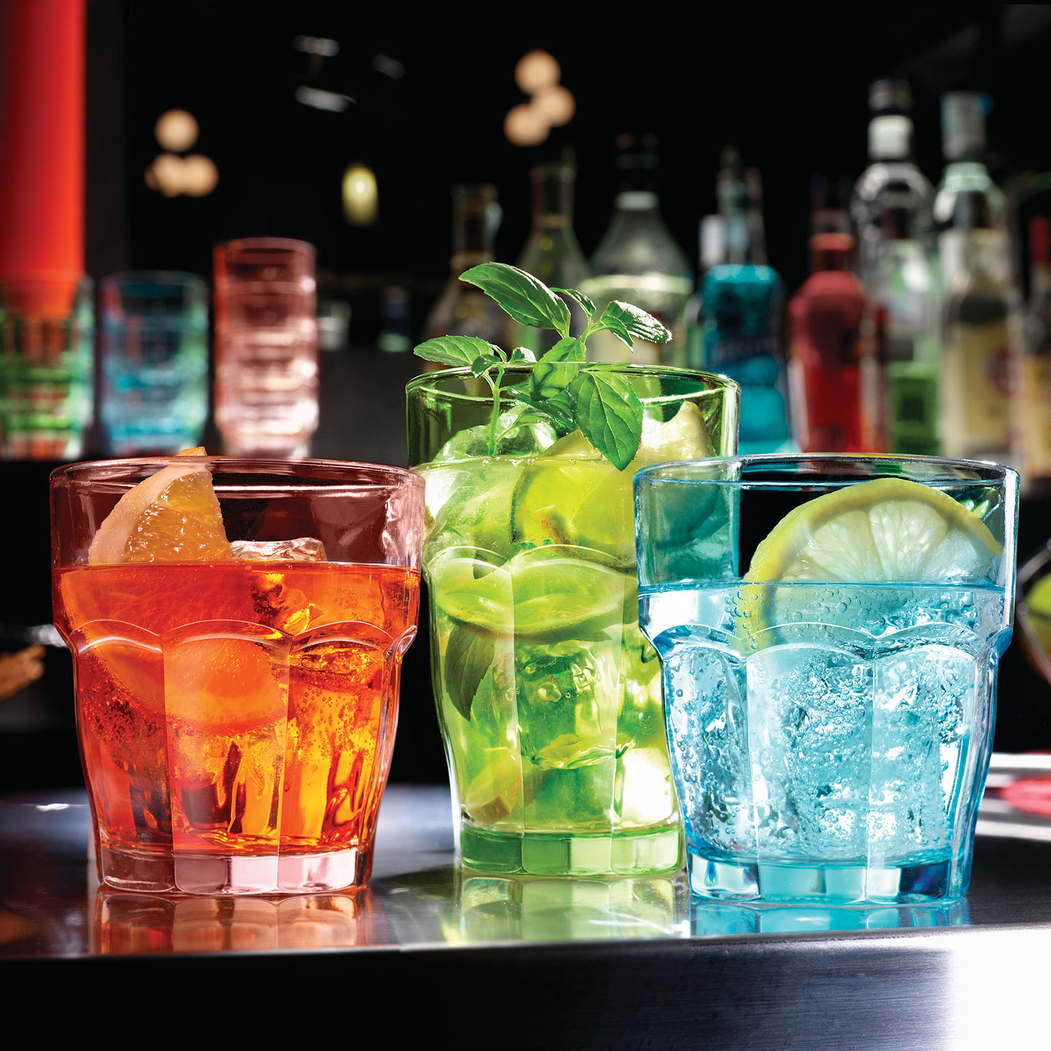 Rock Bar orange glass 270ml - Bormioli Rocco - 8411712759704