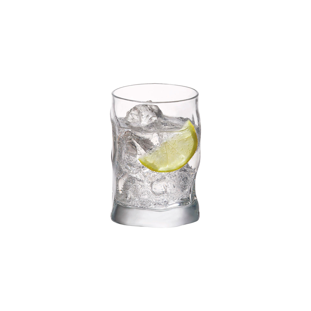 6 Copos Sorgente 300 ml design ondulado - Bormioli - 5602737106793
