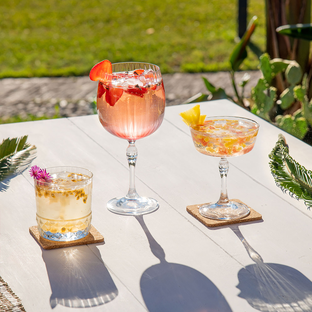 Set of 4 America '20s 745ml Gin Tonic glasses, lead-free crystal, dishwasher safe - Bormioli Rocco - 8004360092769