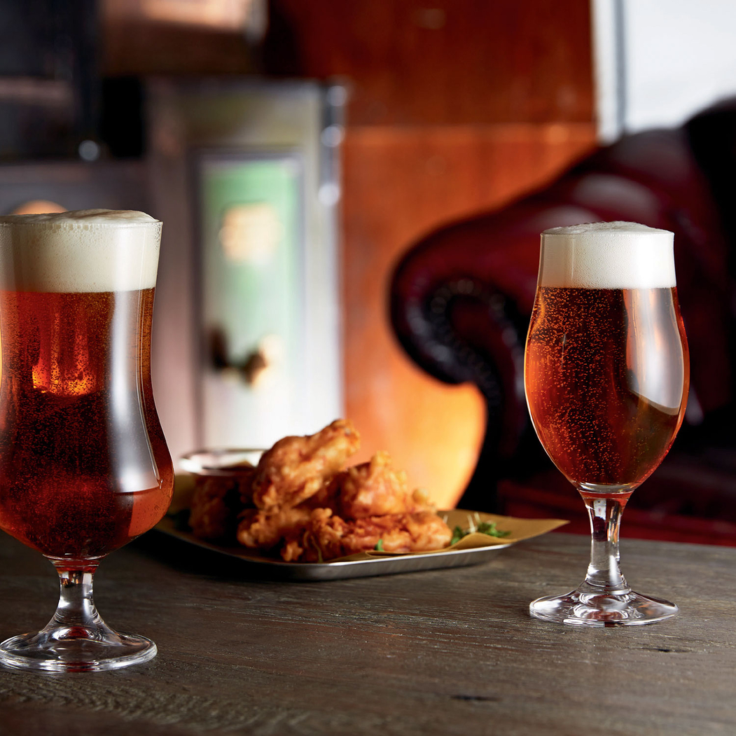 Set of 3 tulip beer glasses 390ml, lead-free crystal, dishwasher safe - Bormioli Rocco - 8004360019308