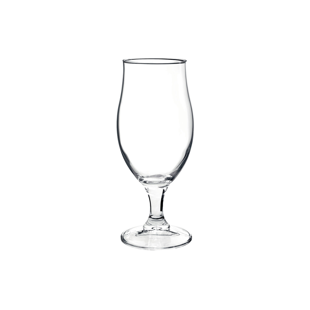 Set of 3 tulip beer glasses 390ml, lead-free crystal, dishwasher safe - Bormioli Rocco - 8004360019308